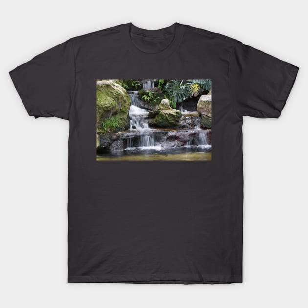 Jungle Waterfall T-Shirt by Nicole Gath Photography